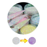 Glitter Iridiscente Cambia De Color - Kit X12