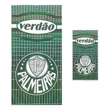 Kit Toalha De Banho Palmeiras + Toalha  Rosto Personalizada