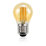 Pack 10 Ampolleta Filamento Bola Led G45 4w Vintage Deco