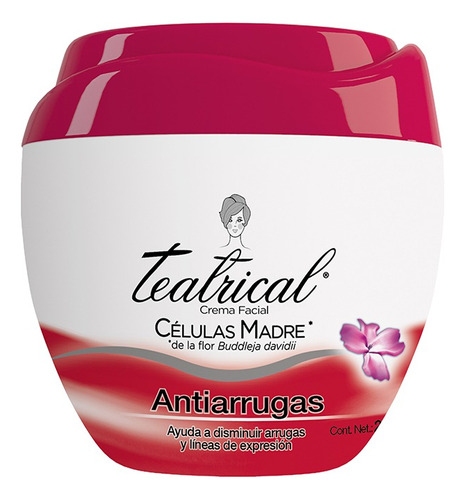 Teatrical Crema Facial Antiarrugas Celulas Madre 200g