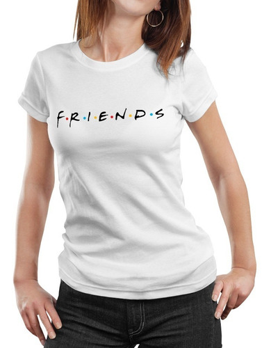 Polera Mujer Serie Friends 100% Algodón Orgánico Se12