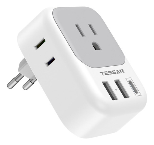 Adaptador De Enchufe Europeo, Cargador De Pared Usb C, 2500