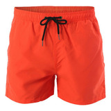 Short Playa Hombre Short Traje De Baño Color Sólido Hombre