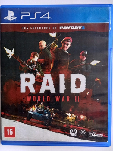 Jogo Raid World War 2 Origina Ps4 Midia Fisica Cd.