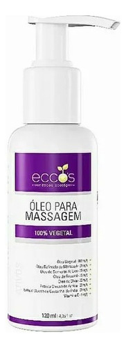 Óleo Para Massagem Eccos Puro Vegetal - 120ml