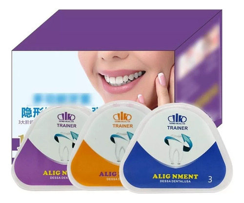 Corrector Dental Mia Teeth Retenedor De Dientes De 3 Etapas