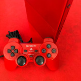 Consola Sony Play Station 2 Ps2 Slim Red Roja Original 