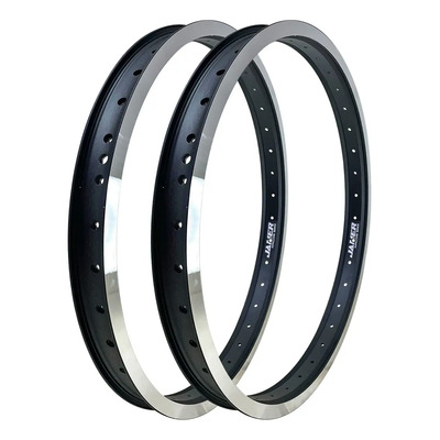 Par Aros Bicicleta Bmx Aluminio 20x2.125 14g 36h Color Negro | Envío gratis