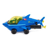 Paw Patrol Vehículo Transformable Shark De Chase Color Azul