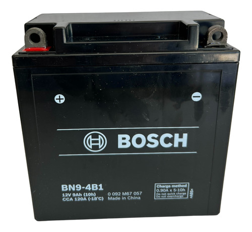 Bateria Gel Sellada Bosch 12n9-4b-1 -bn9-4b1 P Moto
