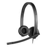 Audifono Headset Usb Wired Cancelación Stereo Logitech H570e