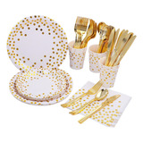 Seven Set Decor Supplies Vajilla Desechable Vajilla Para