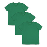 Kit 3 Camisetas Masculinas Básicas Gola V Hering