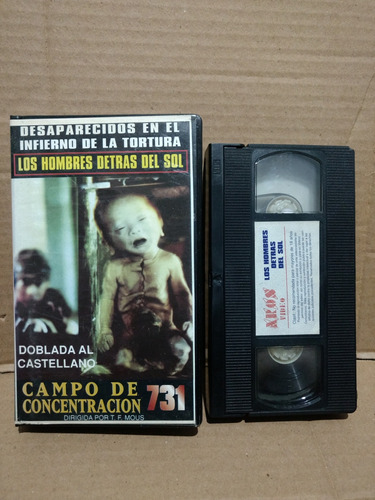 Vhs Los Hombres Detras Del Sol Japon Terror Cine