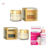 Kit Gold Cicatricure Antissianais Dia Noite Clareador Vit C