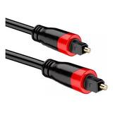 Cable Optico Audio Digital Fibra Toslink Plug A Plug 2 Mts