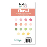 Bloc De Papel 15 X 7,5 Cm - Floral - Back To Basics
