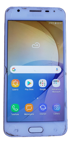 Celular Samsung Galaxy J5 Prime 32gb Trincado Funcionando