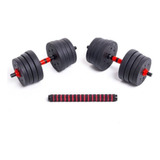 Set Mancuerna C/barra 40 Kg