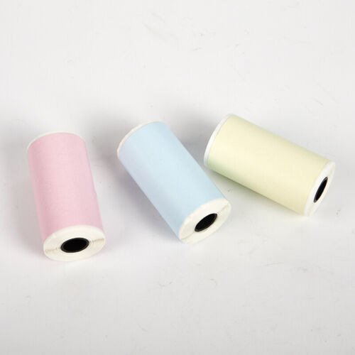 3pcs Mini Photo Printer Printable Sticker Paper Roll Sel Nna