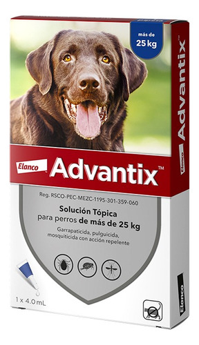 Advantix® Antipulgas Y Mosquitos Perros De Mas De 25 Kg