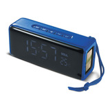 Parlante Bluetooth Usb Soul Xs450 Vintage Reloj Correa Color Azul