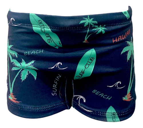 Sunga Boxer Bebê Infantil Juvenil Moda Praia Várias Estampas