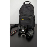 Canon Eos Rebel T7 Dslr 18-55mm Lentes + Mochila. Negociable