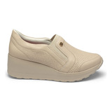 Tênis Slip On Kolosh Feminino Calce Fácil Anabela Médio