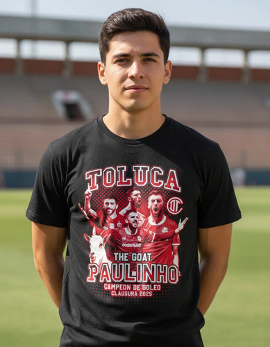 Playera Negra Toluca Bicampeon Diablos Rojos Varios Modelos
