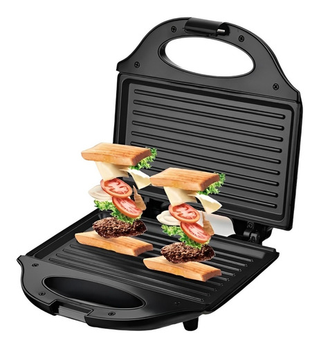 Plancha Sandwichera Grill Electrica Tostador Pan Multiuso 