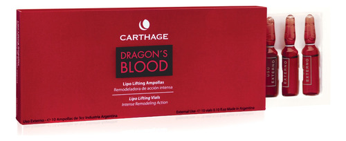 Ampollas Lipo Lifting Dragon's Blood Carthage X10u