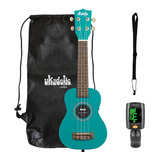 Pack Ukelele Soprano Kala Lochness + Afinador + Correa