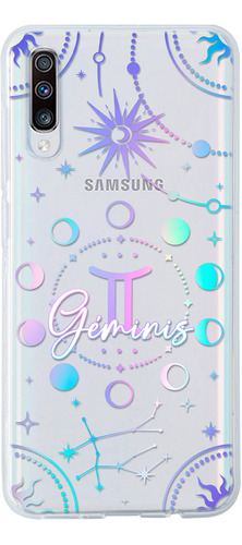 Funda Para Galaxy Uso Rudo Para Mujer Signo Zodiaco Géminis