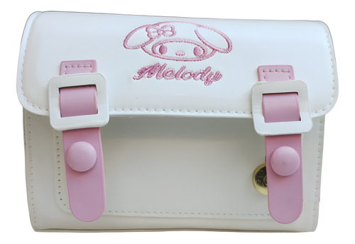 Bolso Hello Kitty Kawaii Bolsa Vinipiel Bordada Cosmetiquera