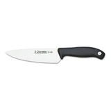 Cuchillo De Cocina Chef Cocinero 15cm Acero 3 Claveles Evo Color Negro