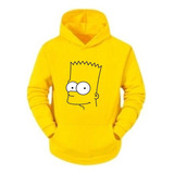 Los Simpsons Buzo Caras - Canguro Hoodie Unisex Con Capucha