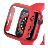 Protector Para Apple Watch Serie 7 Case 360 Vidrio 45mm