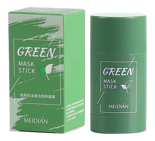 Máscara Faciai Para Pele Meidián Green Mask Stick Green Mask 40g Y 40ml