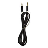 Cable Auxiliar 1 Metro Jack 3.5 Mm Cable De Audio 1x1 Negro