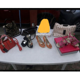 Lote De Carteras Y Zapatos 