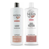 Duo Shampoo Y Acondicionador Sistema 3 Nioxin 1000 Ml C/u