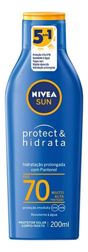 Nivea Sun Protect & Hidrata Fps70 - Protetor Solar 200ml