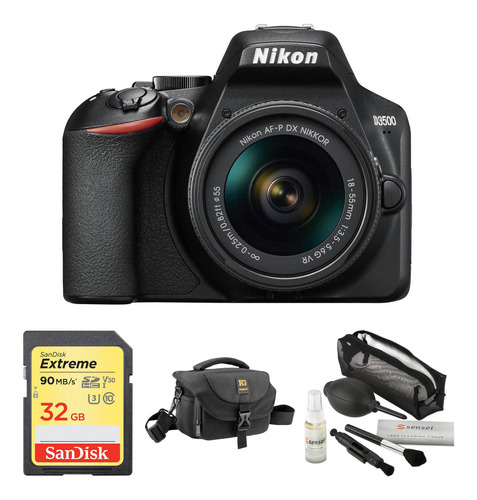 Nikon D3500 Dslr Camara Con 18-55mm Lens Basic Kit