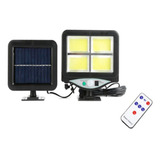 Lampara Solar 120 Led Exterior O Interior Sensor Con Control