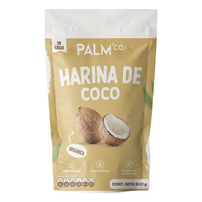 Harina De Coco 500 G Sin Azúcar Añadida Keto Sin Gluten | MercadoLibre