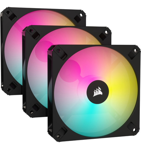 Kit Ventiladores X3 Corsair Ar120 Rgb