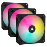 Kit Ventiladores X3 Corsair Ar120 Rgb