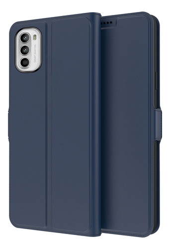 Capa Protetora Anti-queda Azul Para Motorola Moto G52