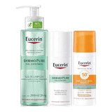 Combo Eucerin Hidratacion Facial Y Proteccion Solar T Medio